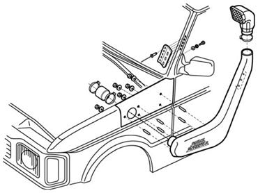 SNORKEL DISCO 300/V8 94-99 NON