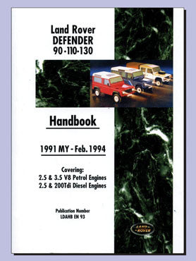 LROVER DEFENDER 91-94 HANDBOOK