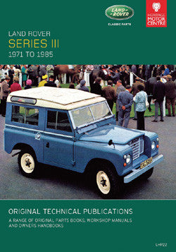 LANDROVER SERIES III DVD 1971-